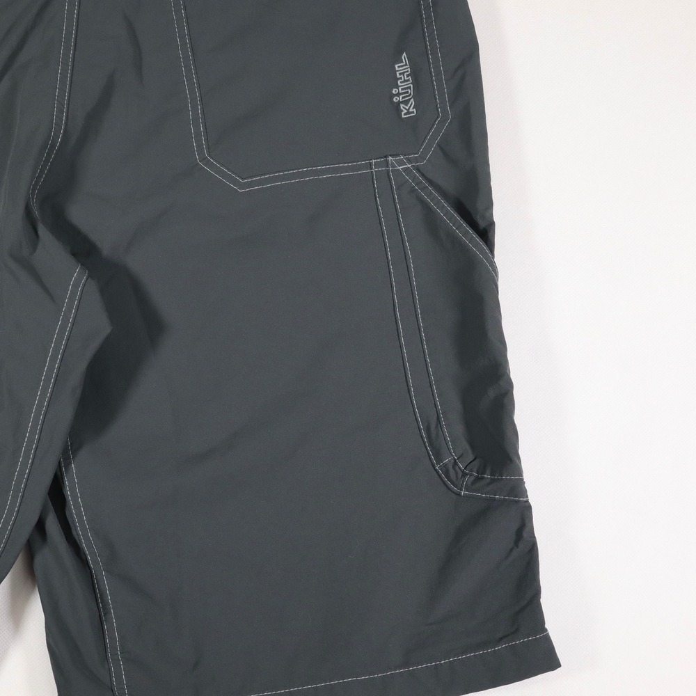KUHL Renegade Cargo Shorts Mens 38 Gray Hiking Outdoor Casual Summer Duralux - Picture 8 of 11